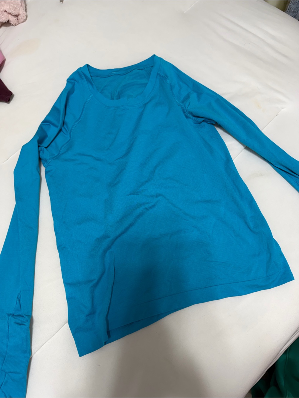 lululemon athletica Long-Sleeve Ribbed Top - Teal